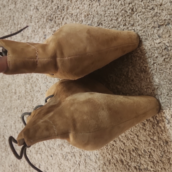 Designer Wedge Booties - Picture 3 of 11